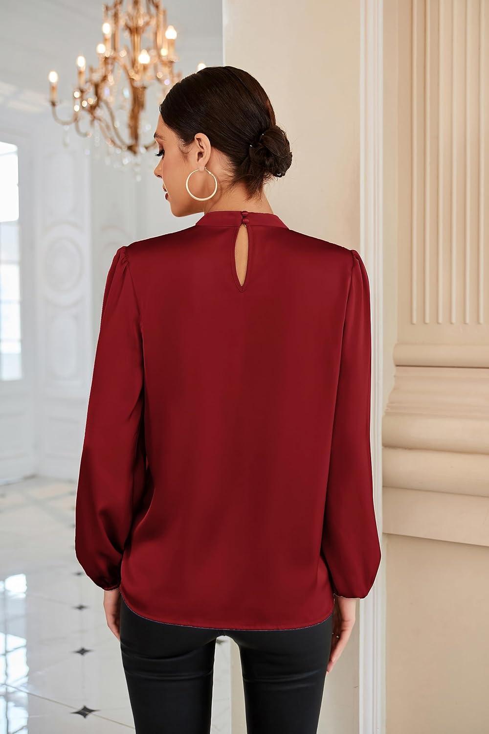 Blusa larga con lazo GRACE KARIN Blusa larga con lazo GRACE KARIN